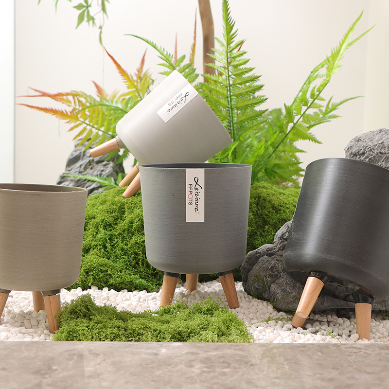 ZJ10A/11/12 Utilitaristarische moderne gebürstete Blumentopf