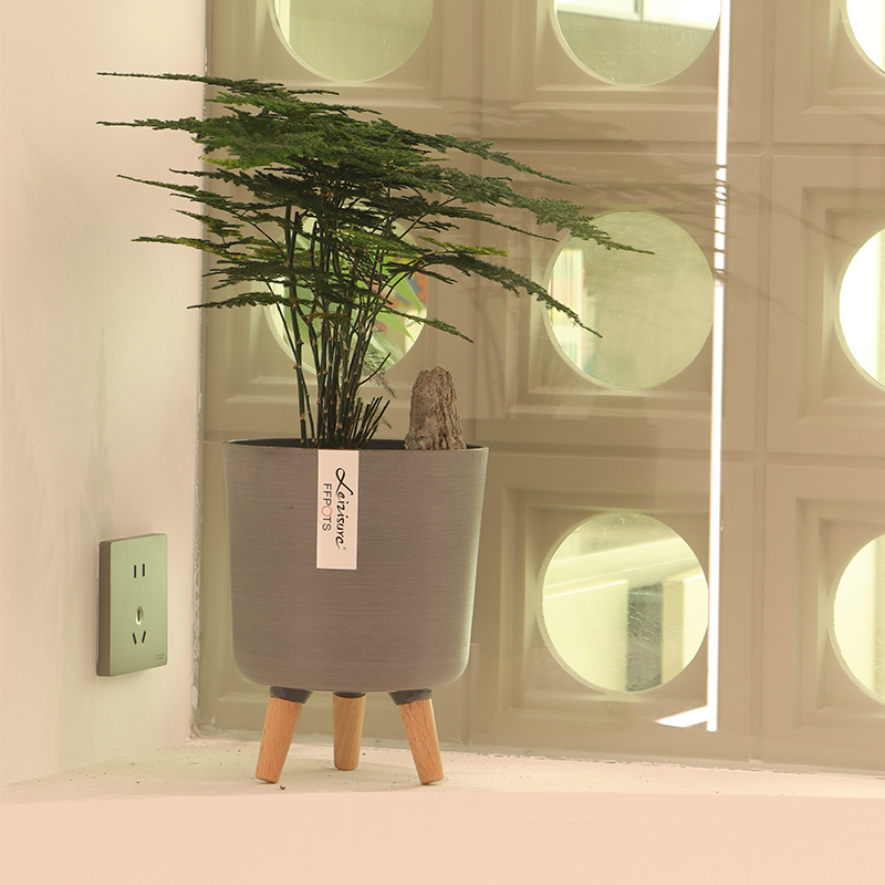 ZJ10A/11/12 Utilitaristarische moderne gebürstete Blumentopf
