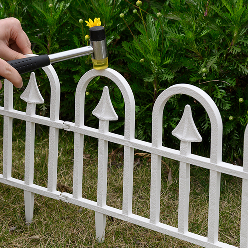 WL-004 modern aussehender Plastikgartenzaun