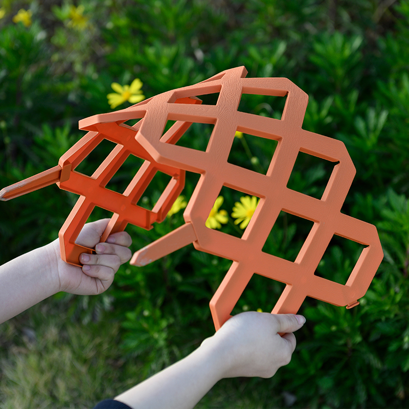 WL-009 Ästhetischer Plastikgartenzaun