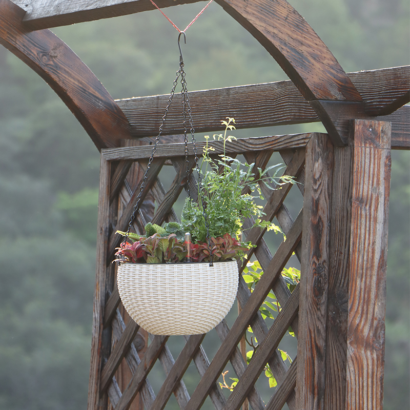 TB-07/08 einzigartiger exquisiter Rattan-Blumentopf