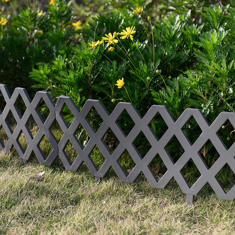 WL-009 Ästhetischer Plastikgartenzaun