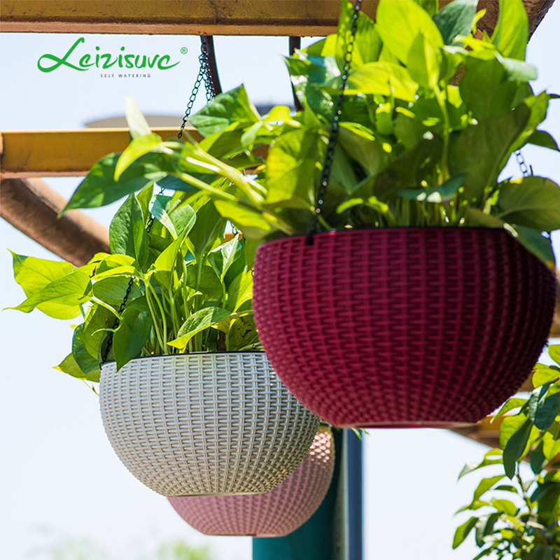TB-07/08 einzigartiger exquisiter Rattan-Blumentopf