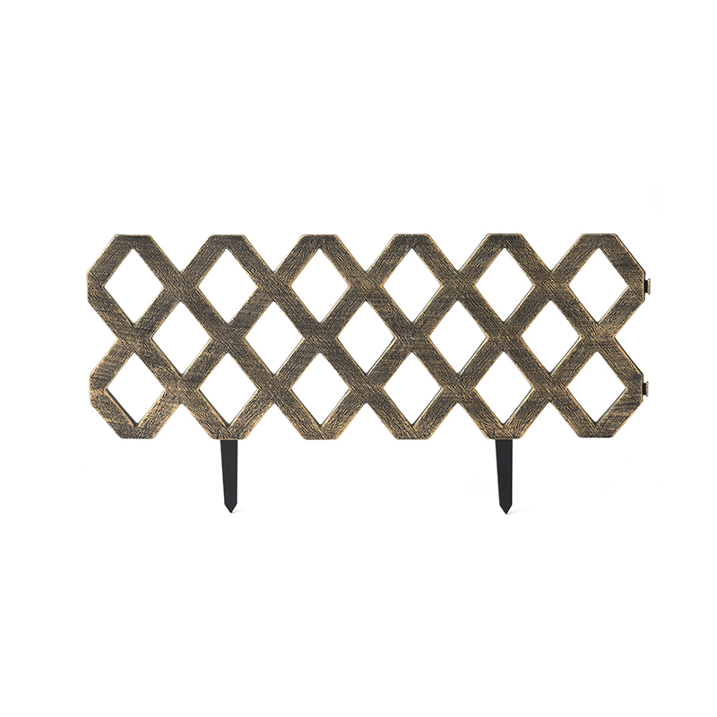 WL-009 Ästhetischer Plastikgartenzaun