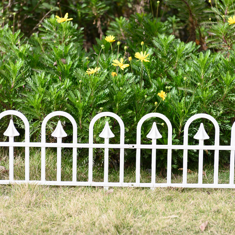 WL-004 modern aussehender Plastikgartenzaun