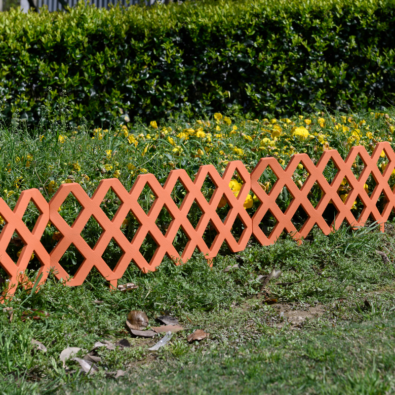 WL-009 Ästhetischer Plastikgartenzaun