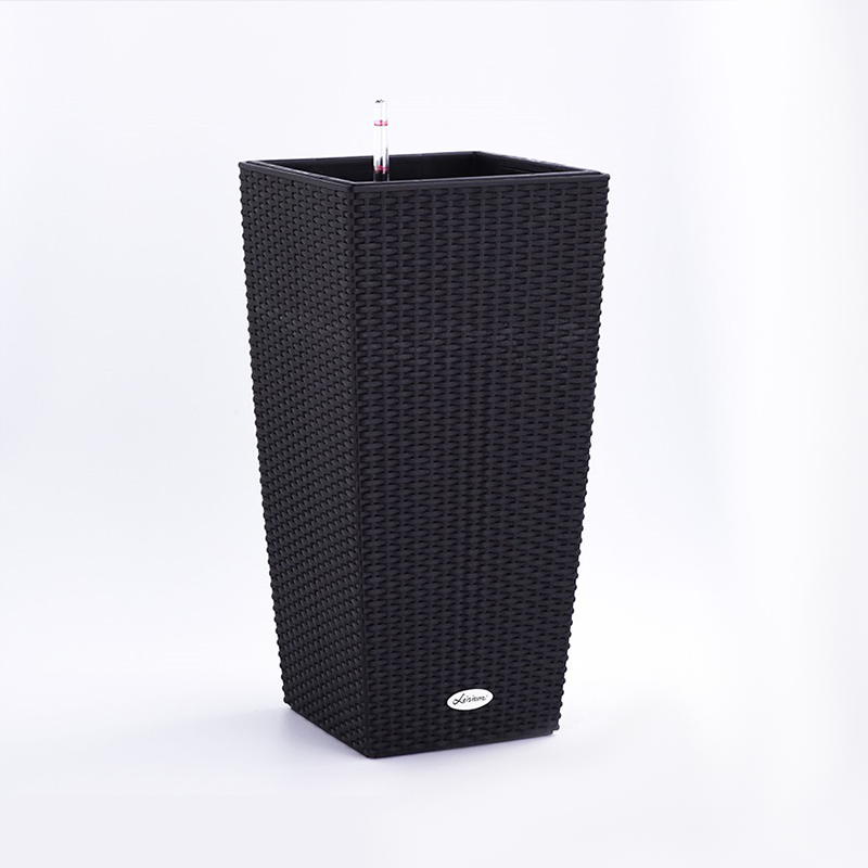 TB-03/04/05 Harmonischer schlanker Rattan Blumentopf