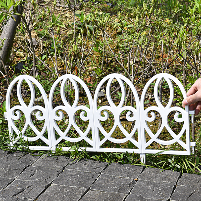 WL-012 Dekorativer Plastikgartenzaun