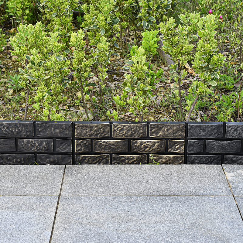 WL-008 steinartiger Plastikgartenzaun