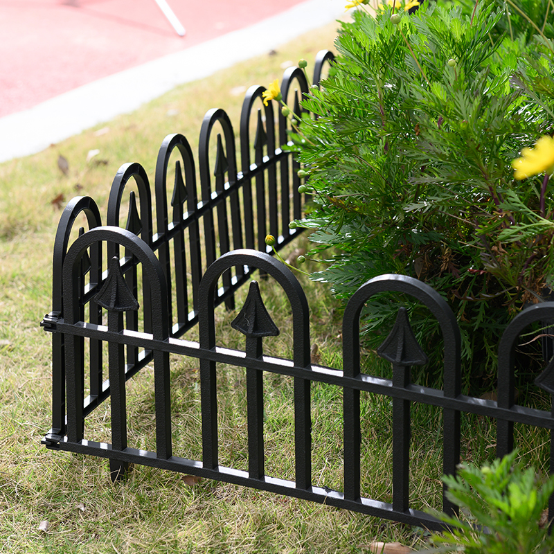 WL-004 modern aussehender Plastikgartenzaun