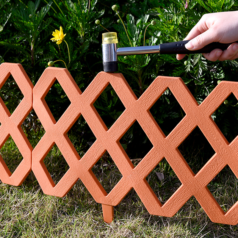 WL-009 Ästhetischer Plastikgartenzaun