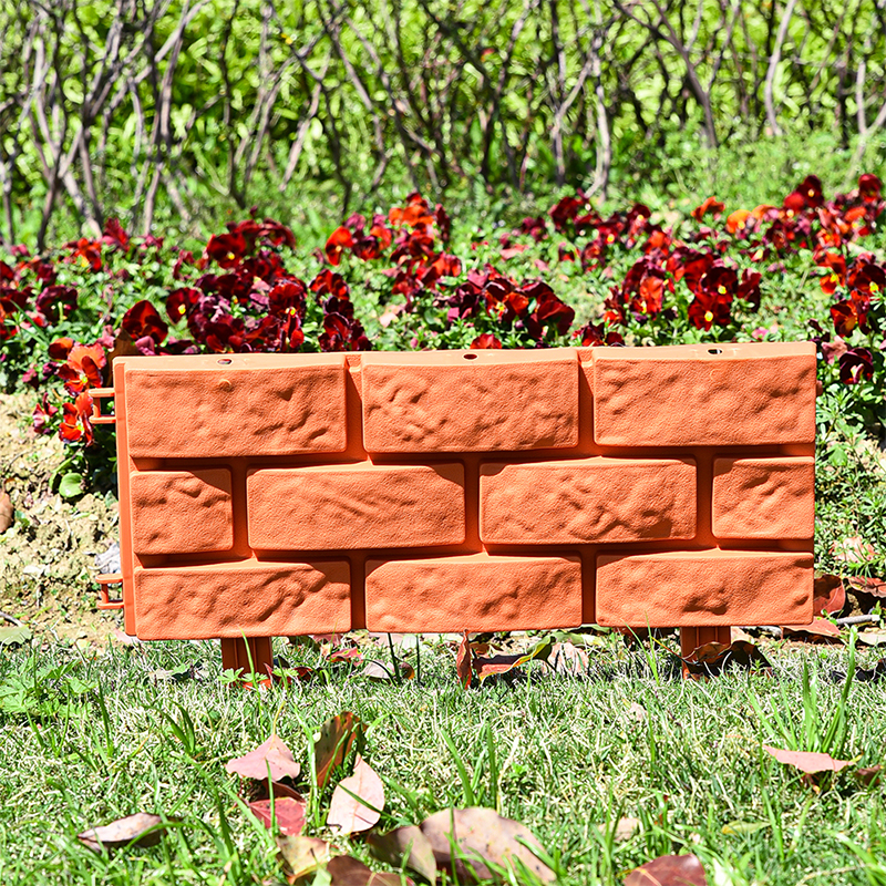 WL-008 steinartiger Plastikgartenzaun