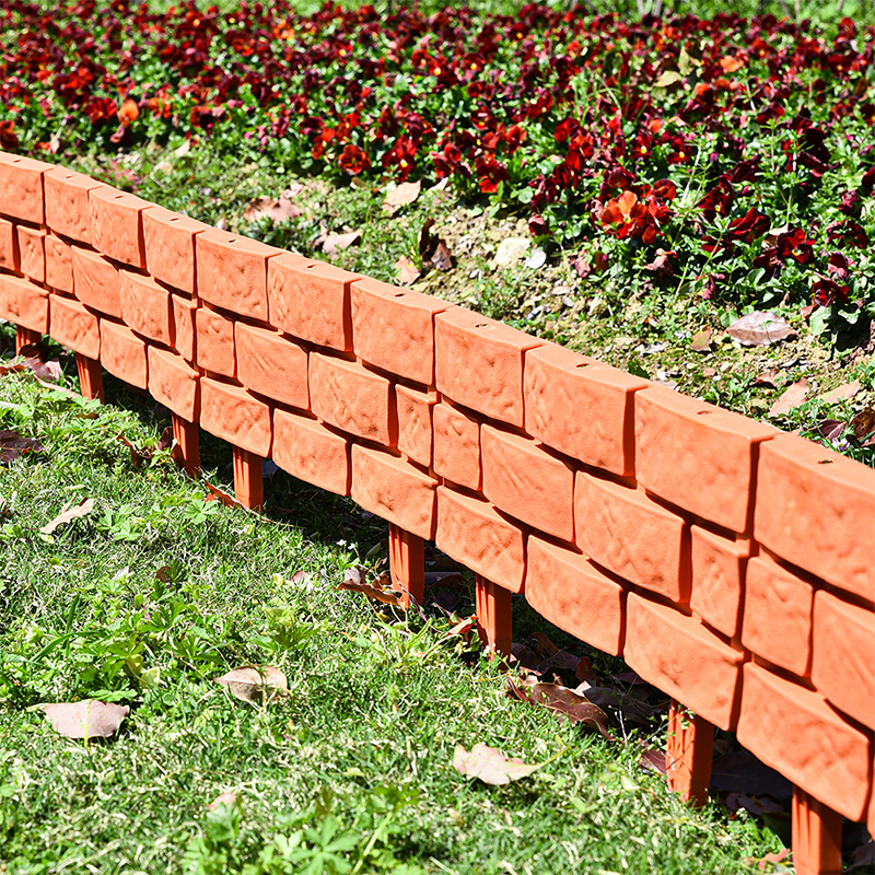 WL-008 steinartiger Plastikgartenzaun