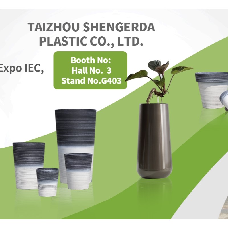 Taizhou Shengerda präsentiert Gartentöpfe auf der Flowers Expo 2025