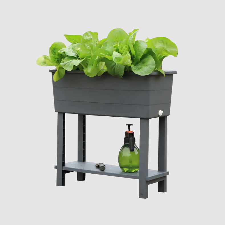 Ein erhöhter, atmungsaktiver Pflanztopf für mühelose Gartenarbeit